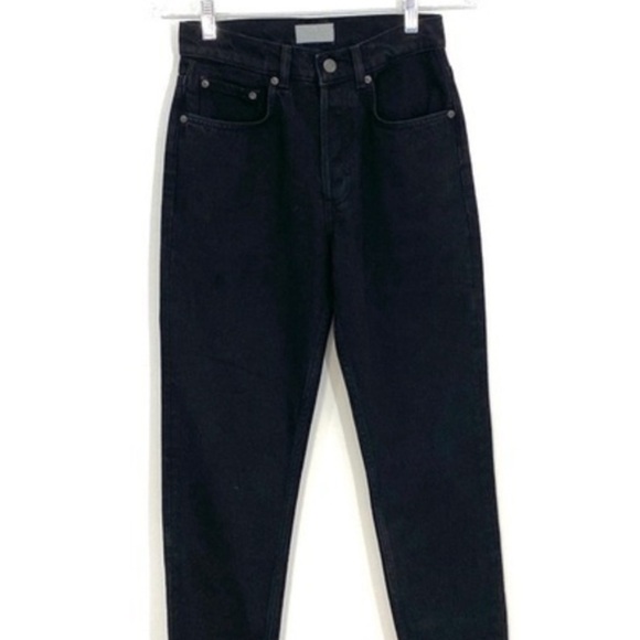 Boyish Jeans NWT 25 Billy Jeans La Strada Black‎ Rigid Skinny Button Fly - Picture 4 of 6